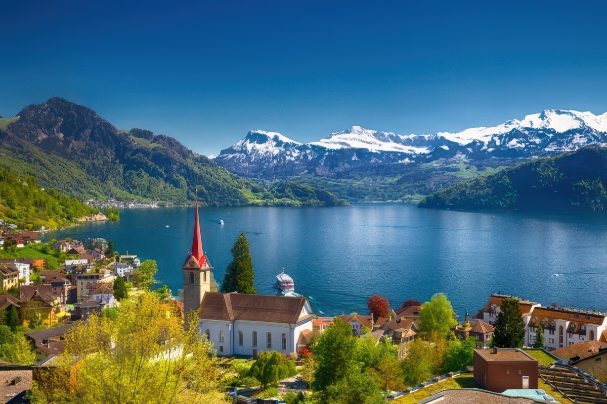 NGÀY 4:	 ENGELBERG – NÚI TUYẾT TITLIS - LUCERNE - BELLIZONA                (Ăn 3 bữa)