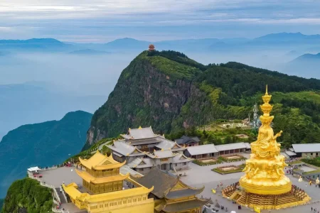 TOUR TRÙNG KHÁNH – NGA MI – LẠC SƠN THÀNH ĐÔ – CỬU TRẠI CÂU – GẤU TRÚC [8N7Đ]